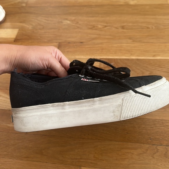 Superga black platform sneakers - Picture 4 of 5
